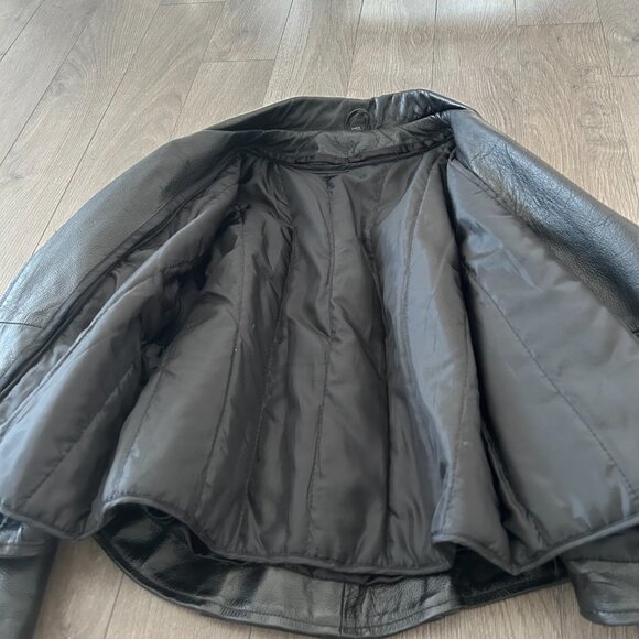 Real leather biking / moto style jacket - Picture 3 of 5